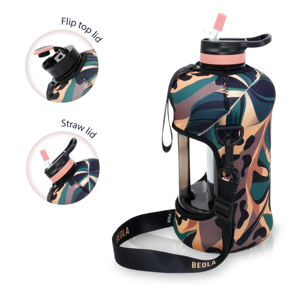 2.2L Water Bottle with Sleeve