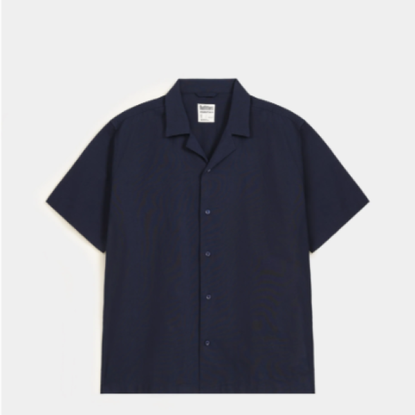 Resort Collar Cotton Linen Shirt