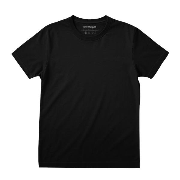 Knock Men’s Black Round Neck Jersey T-Shirt