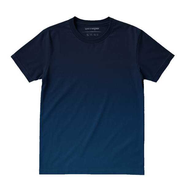 Knock Men’s Blue Round Neck Jersey T-Shirt