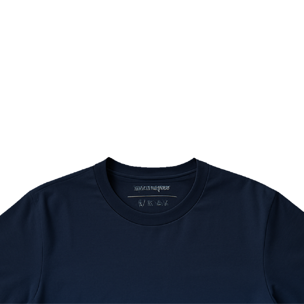 Knock Men’s Blue Round Neck Jersey T-Shirt